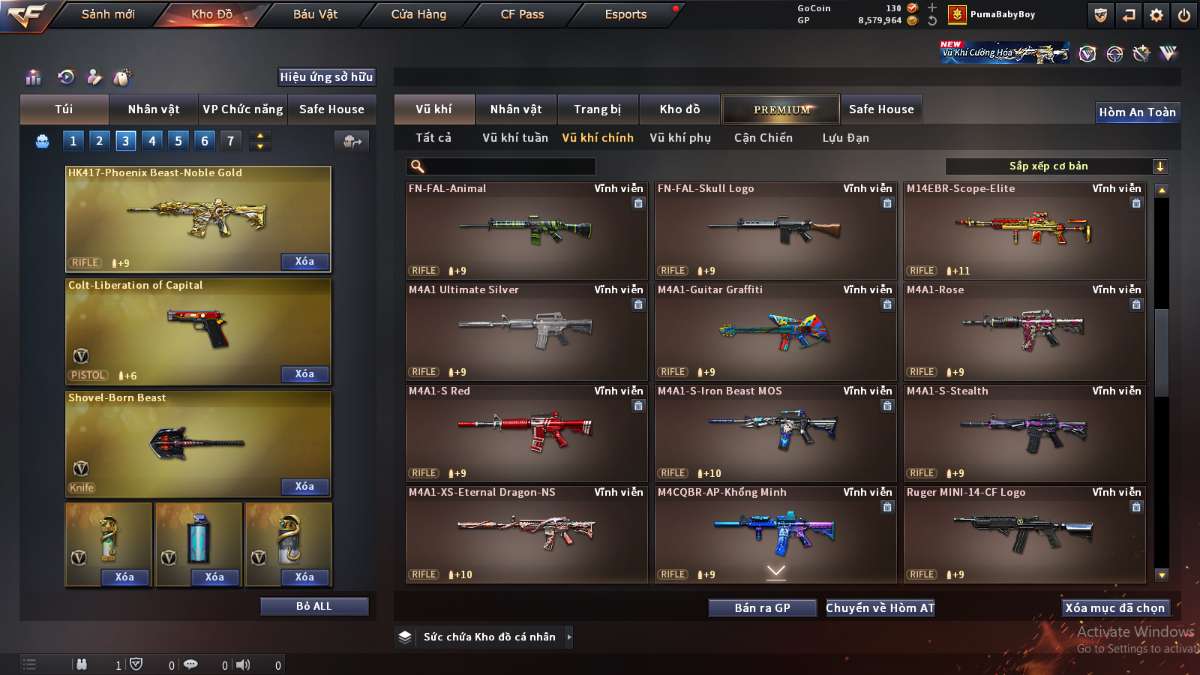 shop acc cf uy tin gia re